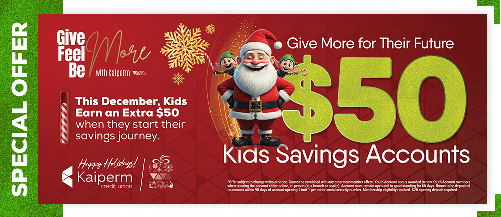 Kids Savings KAIPERM CU - Special Offer