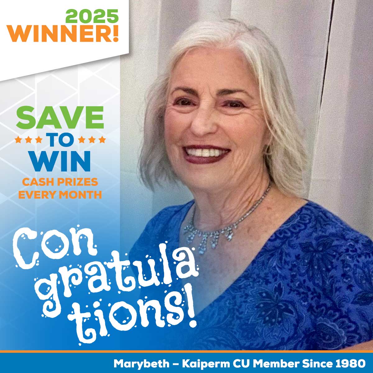 Save to Win Marybeth