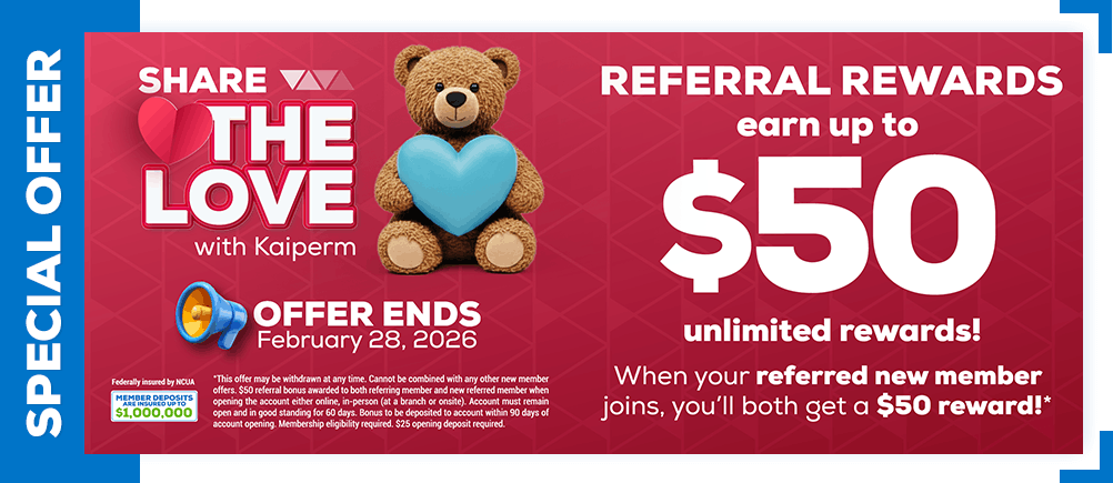 KAIPERM CU - Referral Program 2026