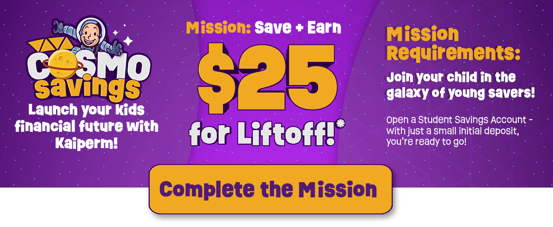 Student Savings Account KAIPERM CU