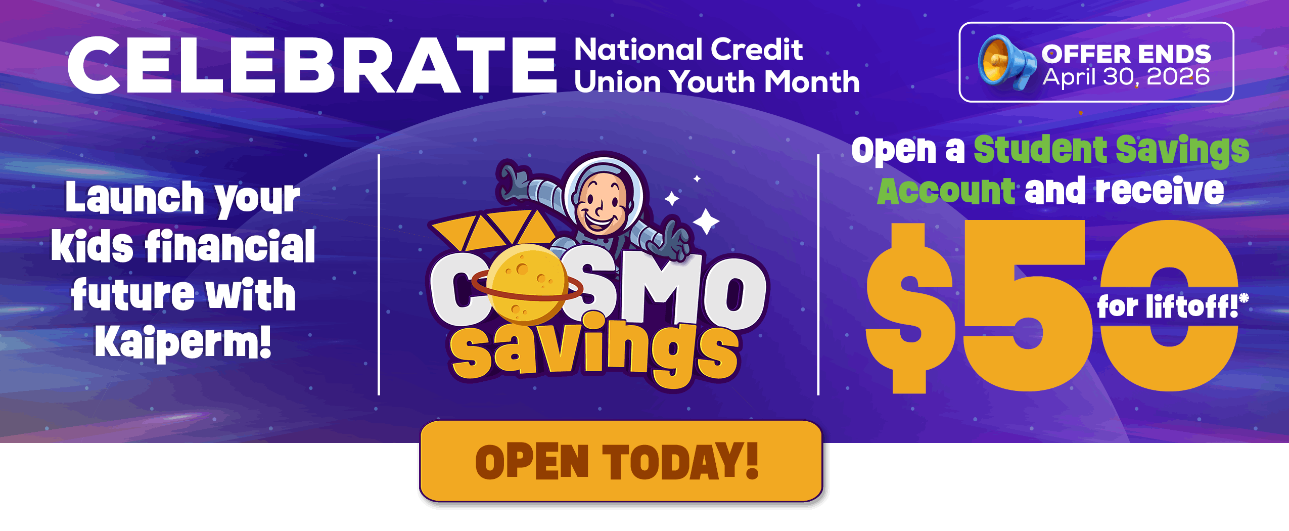 Student Savings Account KAIPERM CU